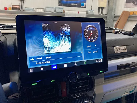 Suzuki Jimny 2019 upgraded with Kenwood DMX9720XDS media player