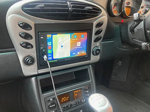 Porsche Boxster 2004 fitted with Sony XAV-AX1005DB-DAB CarPlay stereo