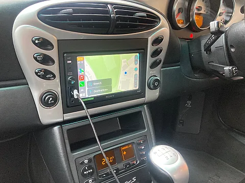 Porsche Boxster 2004 fitted with Sony XAV-AX1005DB-DAB CarPlay stereo
