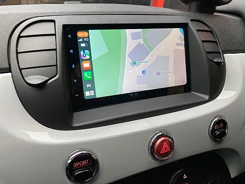 Fiat 500 Abarth 2106 Pioneer SPH-DA360DAB CarPlay Stereo, Reversing Camera