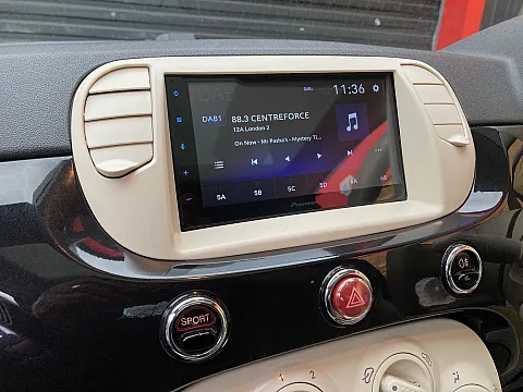 FIAT 500 2009 fitted with Pioneer SPH-DA160DAB CarPlay Stereo