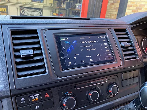 VW Transporter 2019 Kenwood DMX5020DABS CarPlay stereo