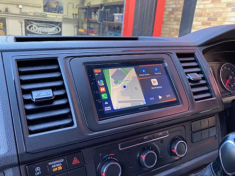 VW Transporter 2019 Kenwood DMX5020DABS CarPlay stereo
