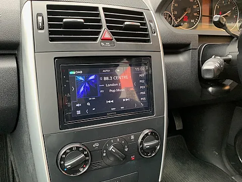 Mercedes A Class fitted with Kenwood DMX5020DABS CarPlay stereo
