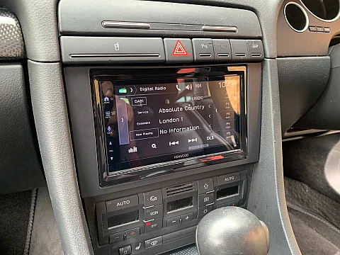 Audi S4 2008 fitted with Kenwood DMX7722DABS CarPlay stereo
