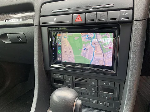 Audi S4 2008 fitted with Kenwood DMX7722DABS CarPlay stereo