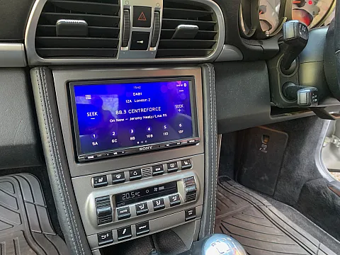 Porsche 911 997 fitted with Sony XAV-AX3005DAB Car Stereo