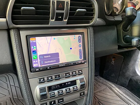 Porsche 911 997 fitted with Sony XAV-AX3005DAB Car Stereo