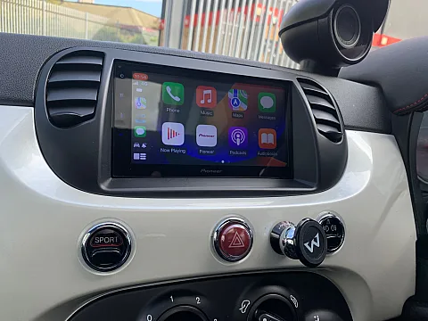 Fiat 500 2009 fitted Pioneer SPH-DA360DAB Wireless CarPlay/Android Auto stereo