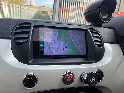 Fiat 500 2009 fitted Pioneer SPH-DA360DAB Wireless CarPlay/Android Auto stereo