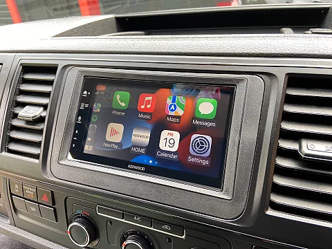 VW Transporter T6 fitted Kenwood DMX7722DABS CarPlay Stereo