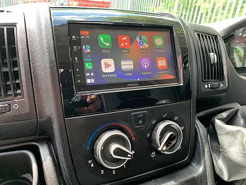 Fiat Ducato 2018 fitted with Kenwood DMX7722DABS CarPlay Stereo