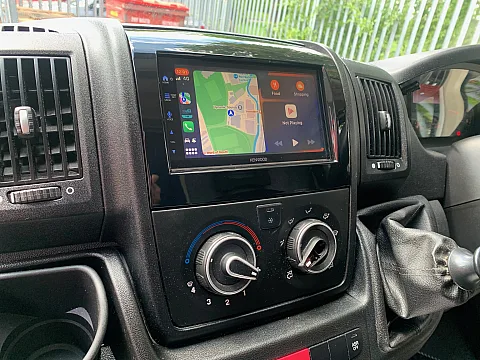 Fiat Ducato 2018 fitted with Kenwood DMX7722DABS CarPlay Stereo