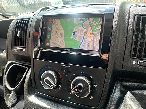 Fiat Ducato 2018 fitted with Kenwood DMX7722DABS CarPlay Stereo