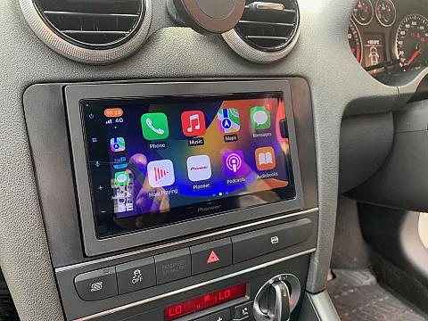 Audi S3 2012 fitted with Pioneer SPH-DA360DAB wireless CarPlay stereo