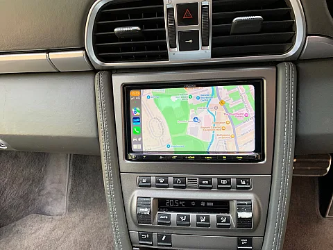 Porsche 911 upgraded with Kenwood DMX8019DABS Multimedia Stereo