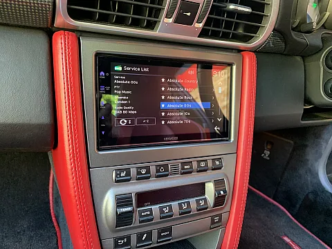 Porsche 997 2007 fitted with Pioneer SPH-DA360DAB CarPlay stereo