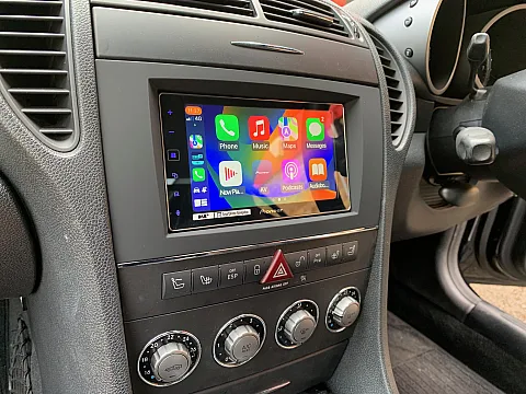 Mercedes SLK 2009 fitted with Pioneer SPH-DA130DAB CarPlay Stereo