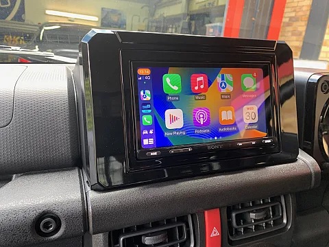 Suzuki Jimny 2023 fitted with Sony XAV-AX5650 CarPlay stereo