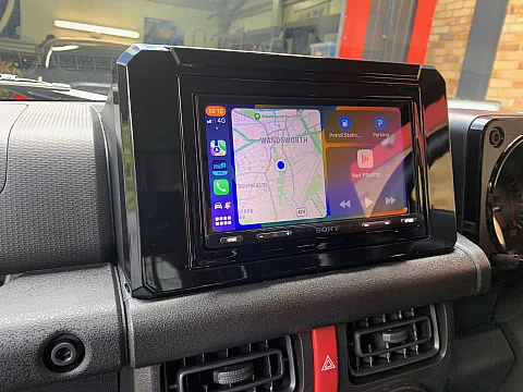Suzuki Jimny 2023 fitted with Sony XAV-AX5650 CarPlay stereo