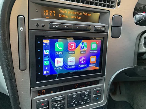 Saab 9.5 2005 upgraded with Pioneer SPH-DA160DAB CarPlay stereo