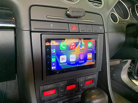 Audi S4 2007 upgraded with Pioneer SPH-DA360DAB stereo