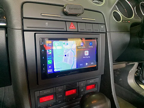 Audi S4 2007 upgraded with Pioneer SPH-DA360DAB stereo