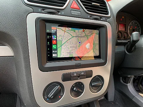 VW EOS 2009 upgraded with Kenwood DMX7722DABS CarPlay stereo
