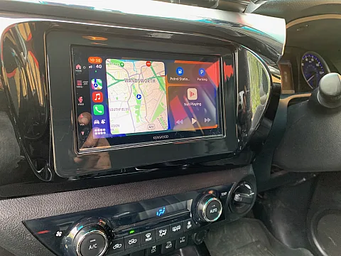 Toyota Hilux 2017 upgraded with Kenwood DMX7722DABS CarPlay stereo