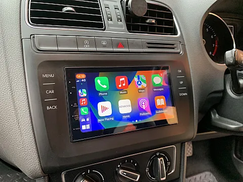 VW Polo 2015 fitted with Kenwood DMX5020DAB CarPlay, Android Auto
