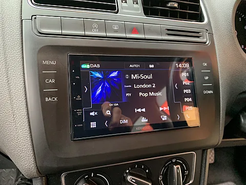 VW Polo 2015 fitted with Kenwood DMX5020DAB CarPlay, Android Auto