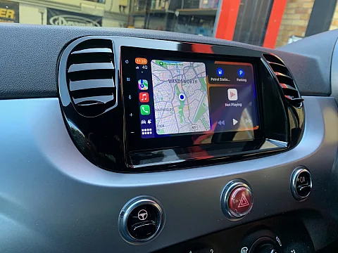 Fiat 500 2014 Pioneer SPH-DA160DAB CarPlay Android Auto Stereo Installed