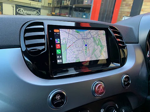 Fiat 500 2014 Pioneer SPH-DA160DAB CarPlay Android Auto Stereo Installed