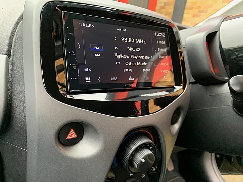 Toyota Aygo 2018 fitted with Kenwood DMX5020DABS CarPlay Stereo