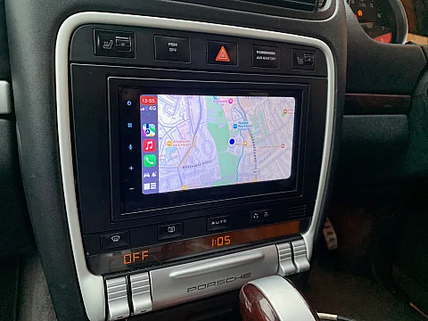 Porsche Cayenne 2005 Pioneer SPH-DA160DAB CarPlay Android stereo installed