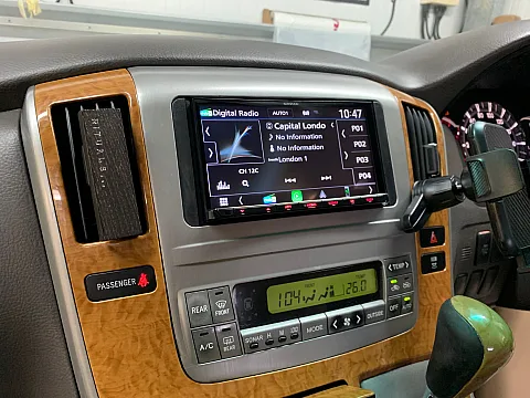 Toyota Alphard 2007 fitted with Kenwood DMX8021DABS CarPlay Stereo