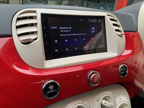 Fiat 500 2009 fitted with Pioneer SPH-360DAB Wireless CarPlay & Android Auto Stereo