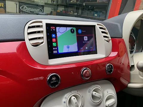 Fiat 500 2009 fitted with Pioneer SPH-360DAB Wireless CarPlay & Android Auto Stereo