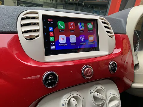 Fiat 500 2009 fitted with Pioneer SPH-360DAB Wireless CarPlay & Android Auto Stereo
