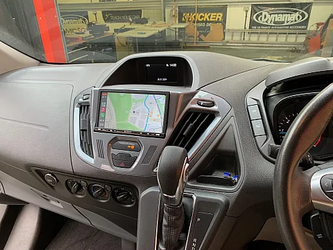 Ford Transit 2018 upgraded with Sony XAV-AX3250 Multimedia stereo