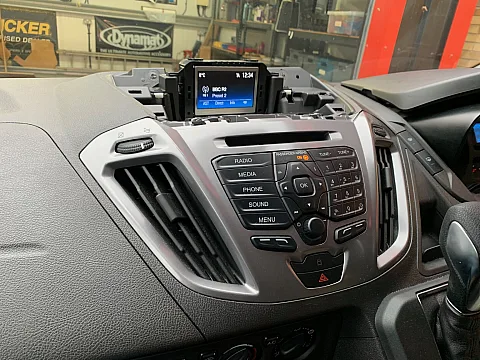 Ford Transit 2018 Getting ready for installation