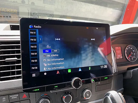 VW Transporter 2017 Kenwood DMX9720XDS Stereo, Dashcam, Camera Retention