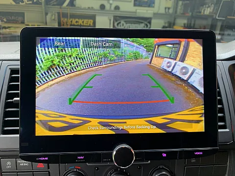 VW Transporter 2017 Kenwood DMX9720XDS Stereo, Dashcam, Camera Retention