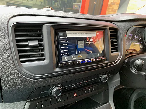 Vauxhall Vivaro 2021 upgraded with Alpine ILX-705D Multimedia Stereo