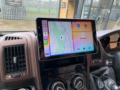 Fiat Ducato 2019 fitted with Pioneer SPH-EVO950DAB-1D CarPlay stereo