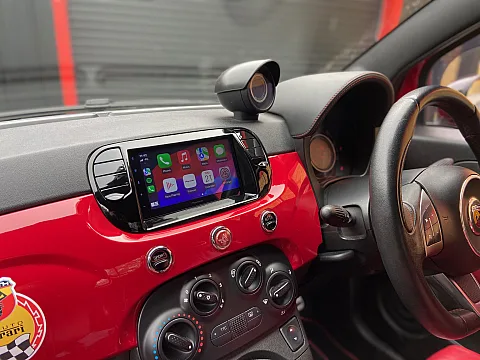 Fiat 500 Abarth 2012 upgraded with Pioneer SPH-DA160DAB stereo