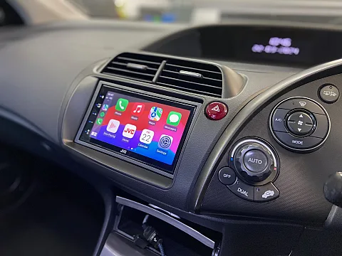 Honda Civic Type S upgraded with JVC KW-M560BT Multimedia Stereo