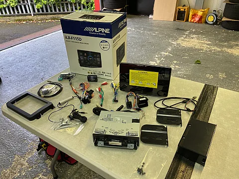 VW Transporter T6 2018 Upgraded with Alpine ILX-F115D Car Stereo
