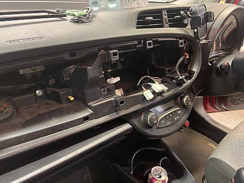 Toyota Yaris 2012 upgraded with JVC KW-M560BT Multimedia Stereo, Reversing Camera