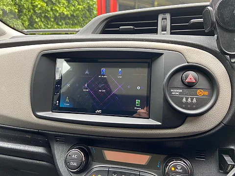 Toyota Yaris 2012 upgraded with JVC KW-M560BT Multimedia Stereo, Reversing Camera